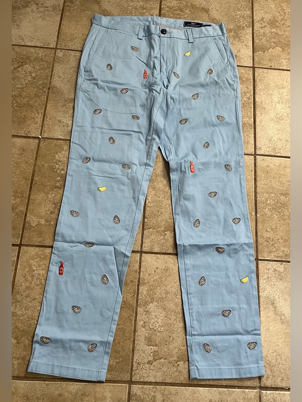 Vineyard Vines Men’s 32x32 Embroidered Print Pants 💙